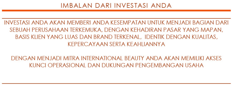 Franchise Peluang Usaha International Beauty & Spa Franchise Peluang Usaha International Beauty & Spa